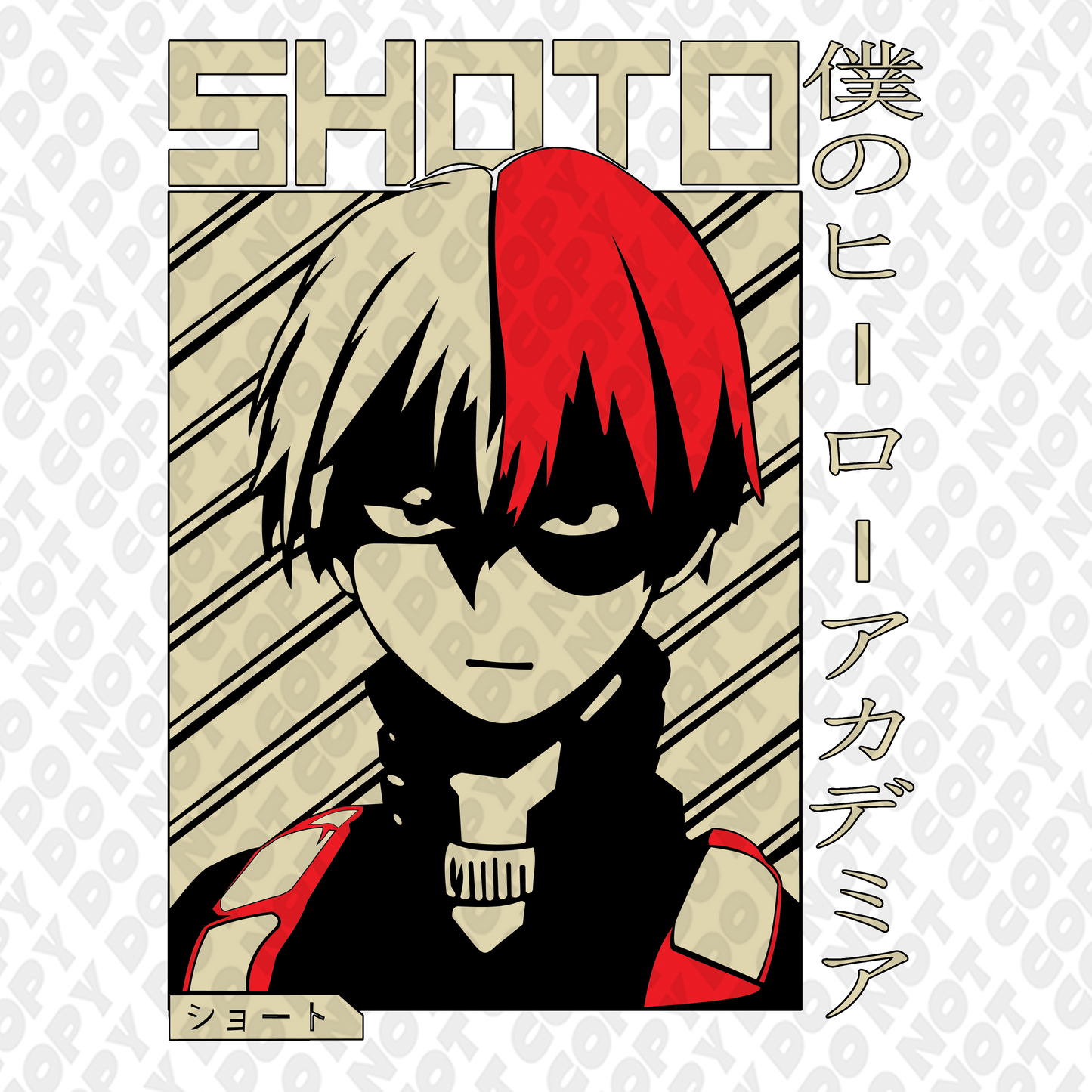 Todoroki Yellow Poster