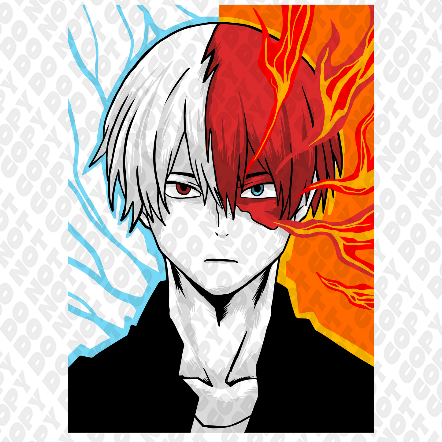 Todoroki You're Kidding Fire and Ice Full Color