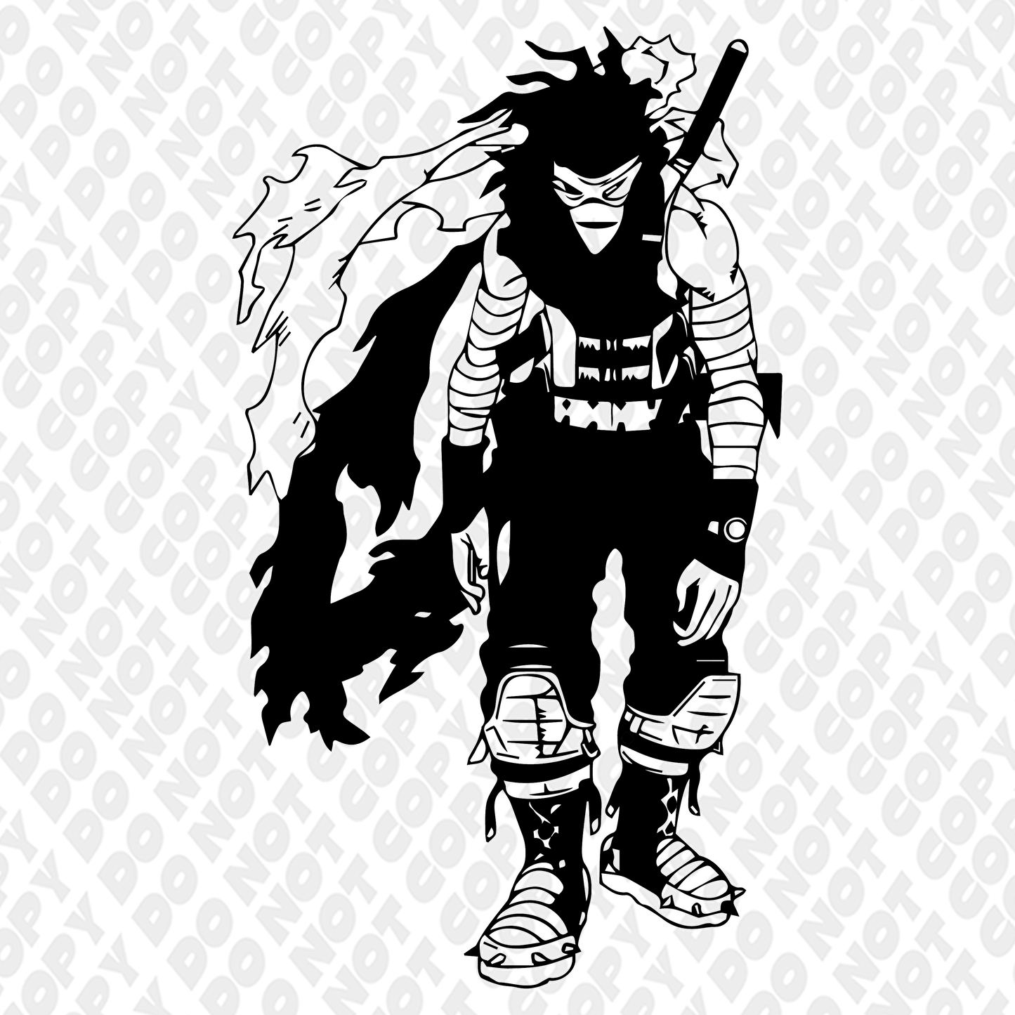 Stain Full Body Outline