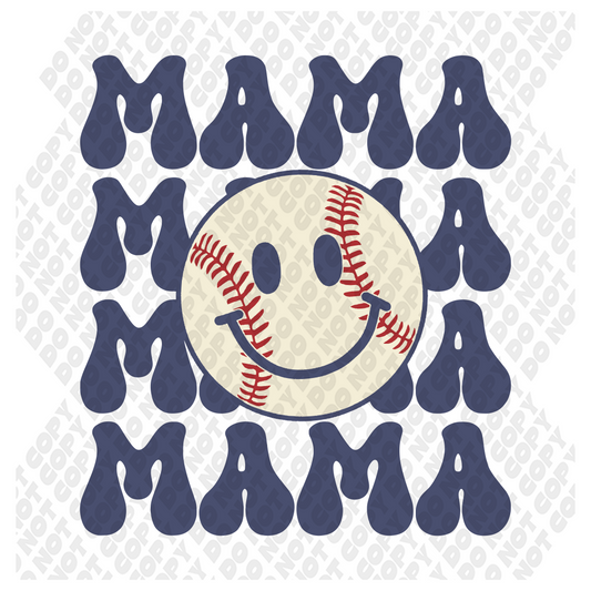 Baseball Mama DTF Transfer