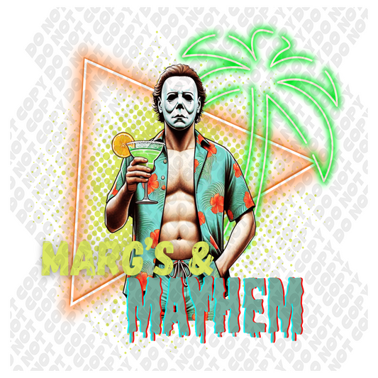 Marg's & Mayhem Michael Myers DTF Transfer