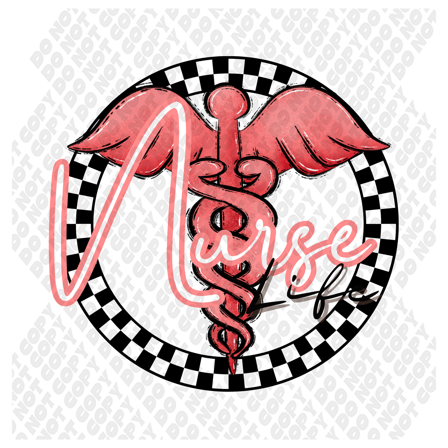 Nurse Life DTF Transfer