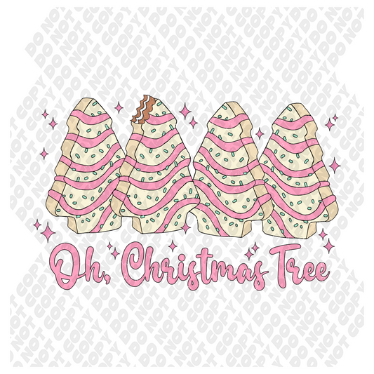 Oh Christmas Tree Little Debbie Cakes DTF Transfer