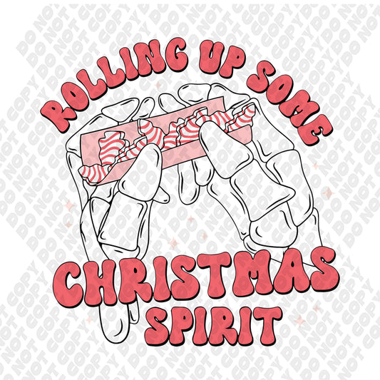 Rollin Some Christmas Spirit Transfer