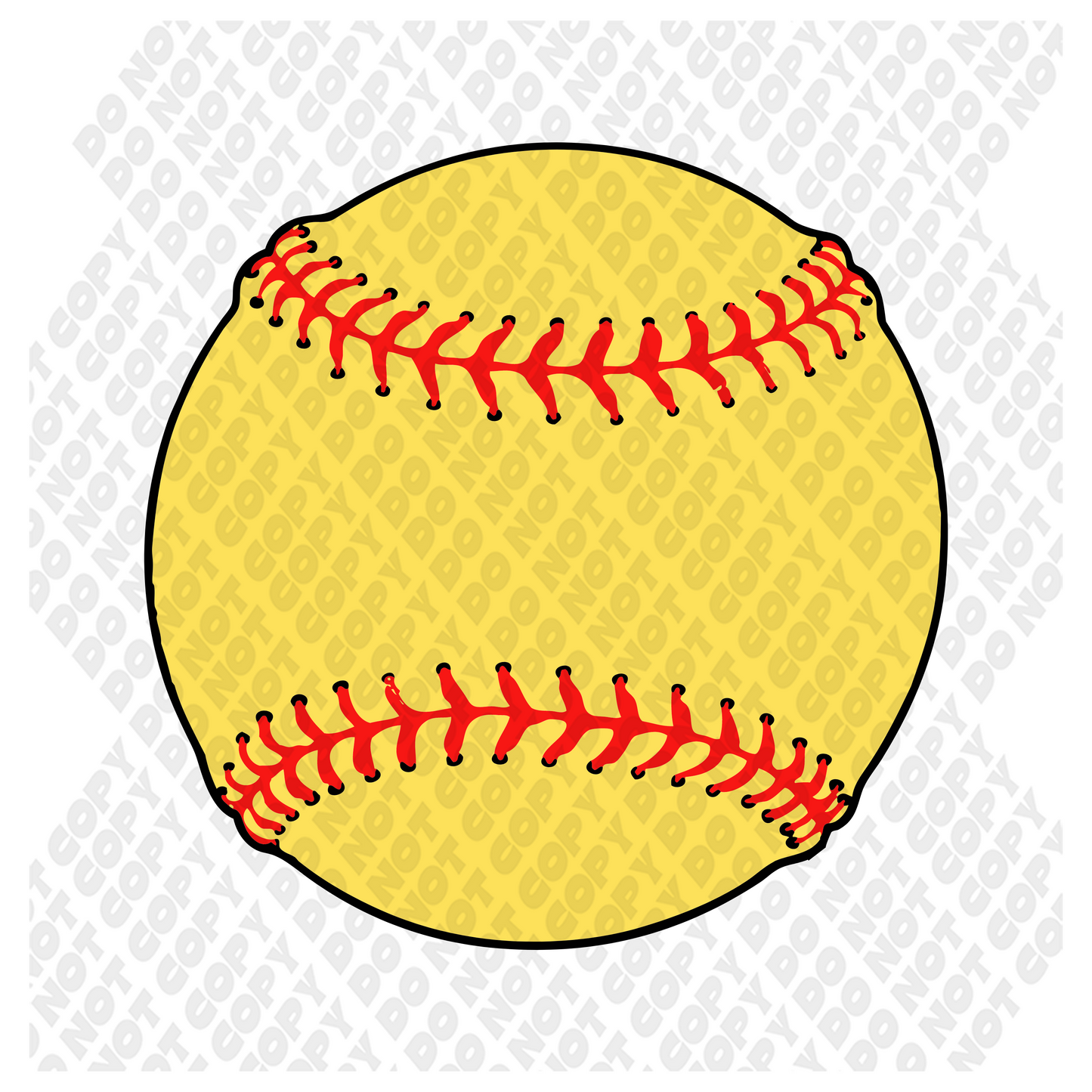 Softball DTF Transfer