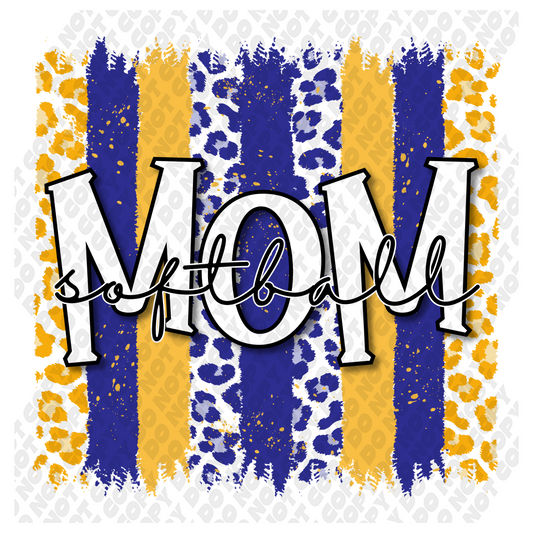 Softball Mom DTF Transfer