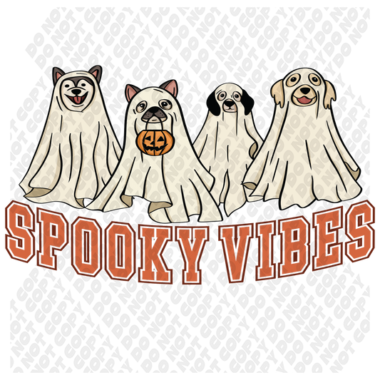 Spooky Vibes DTF Transfer