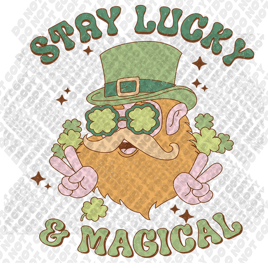 Stay Lucky & Magical Leprechaun Transfer