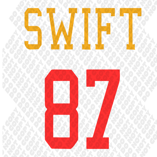 Swift 87 DTF Transfer