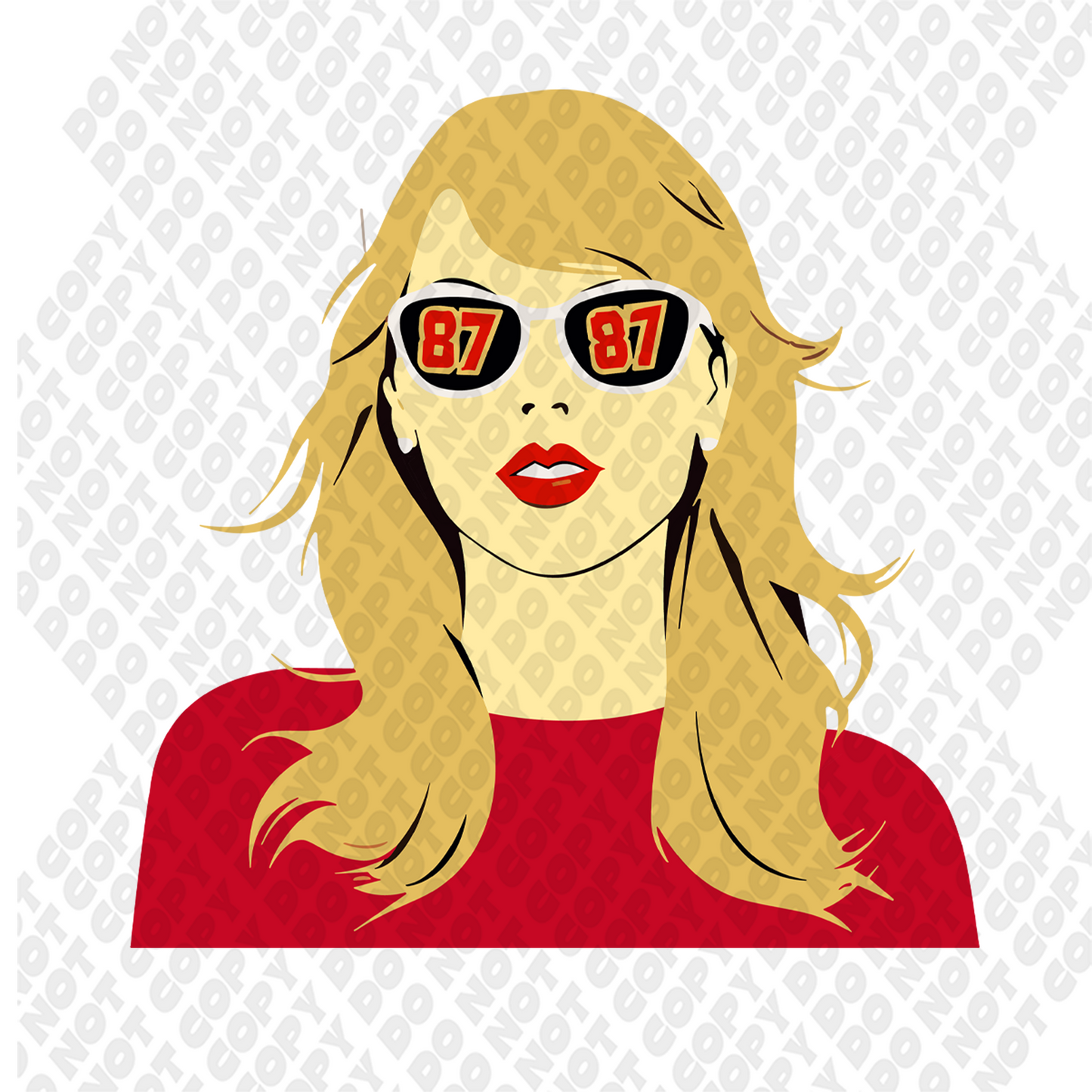 Taylor 87 Chiefs Fan DTF Transfer