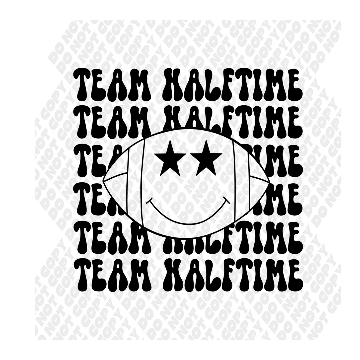 Team Halftime Football DTF Transfer