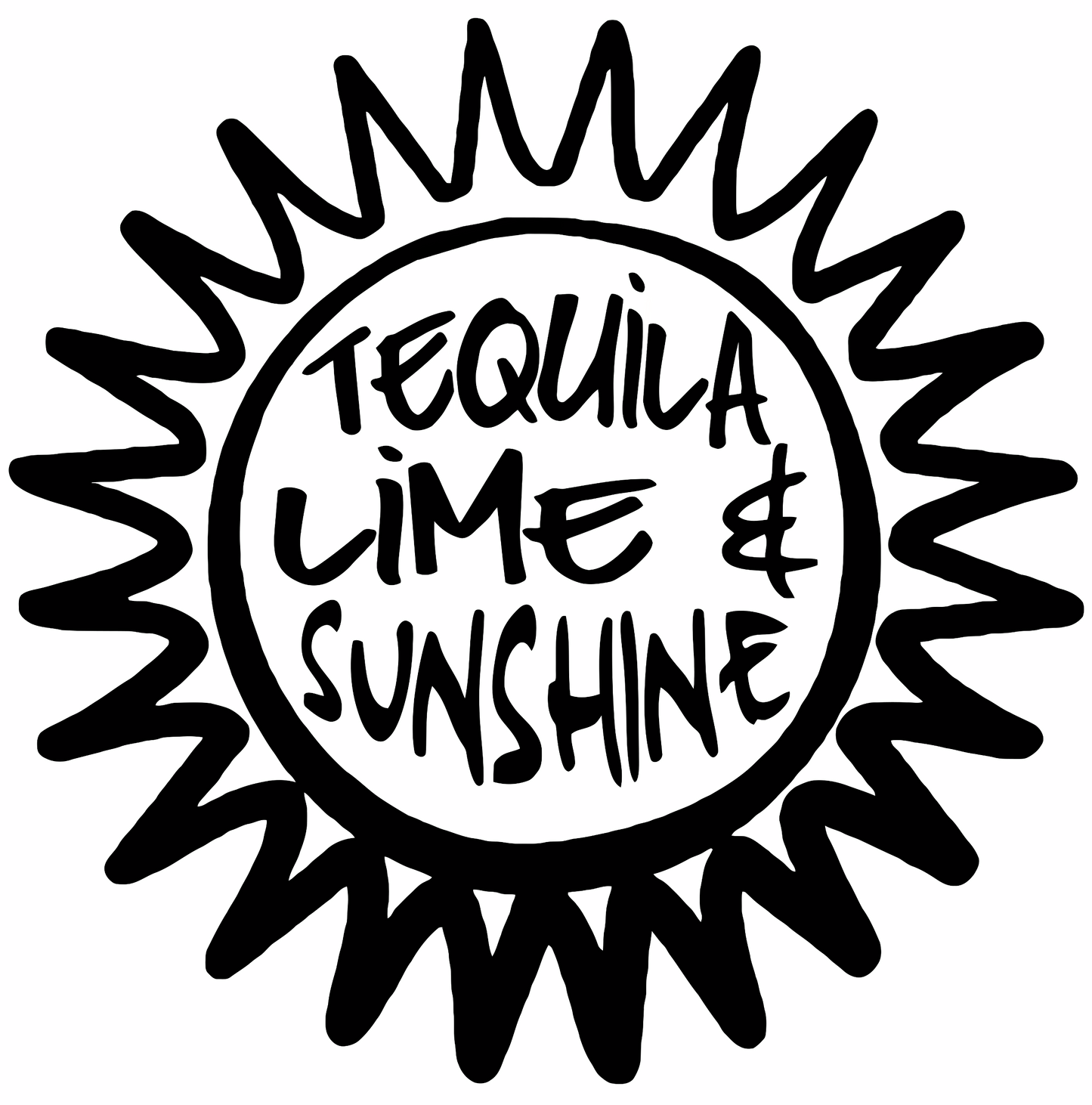 Tequila Lime & Sunshine DTF Transfer