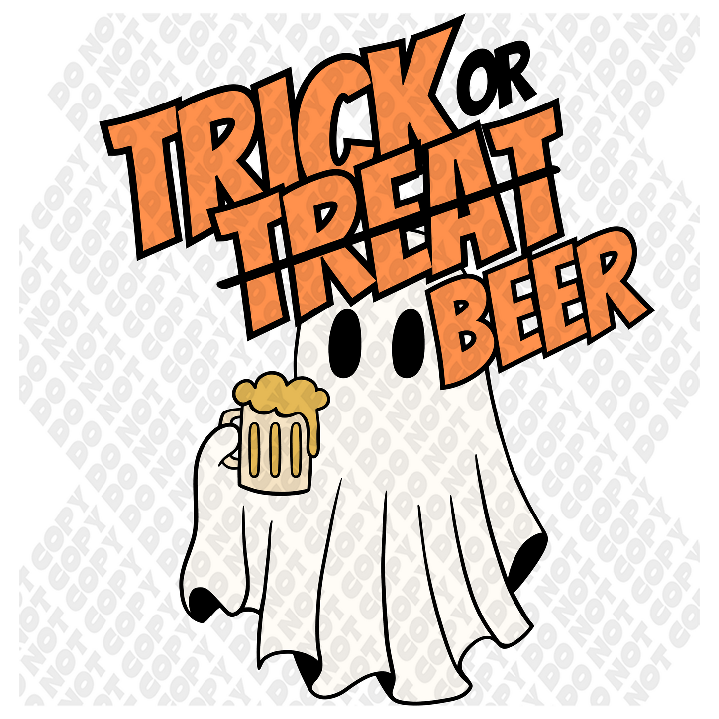 Trick or Beer DTF Transfer