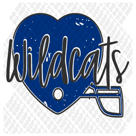 Wildcat Helmet DTF Transfer
