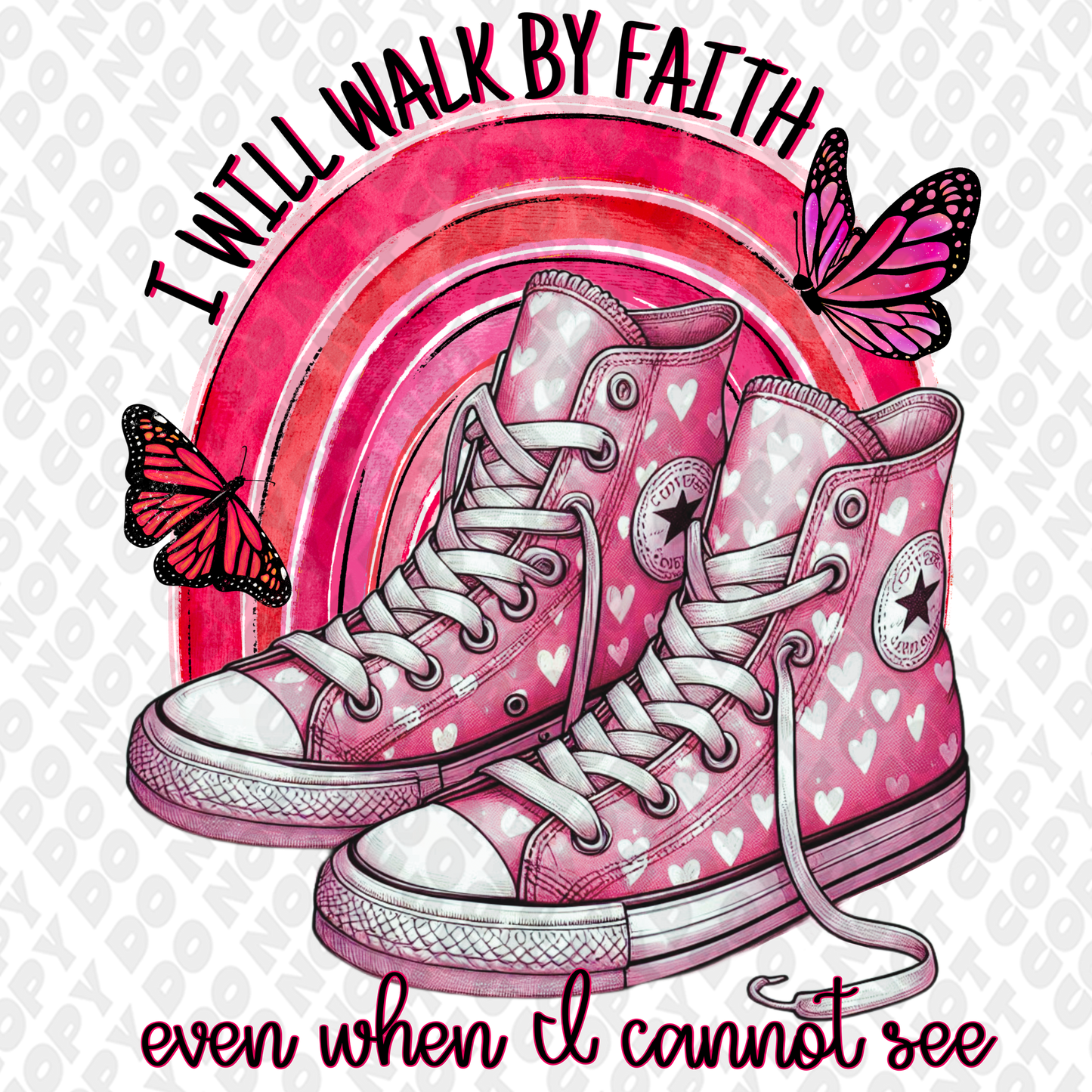 Walk By Faith Pink