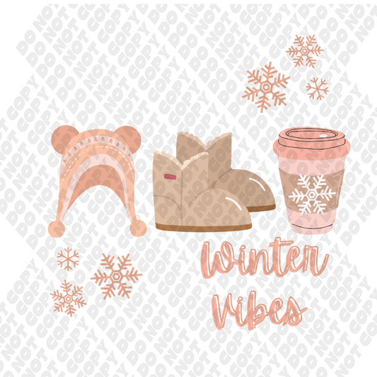 Winter Vibes Transfer DTF Transfer