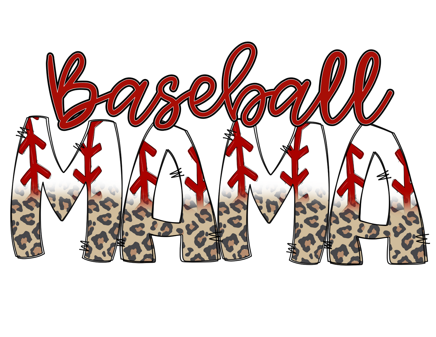 Baseball Mama 2 DTF Transfer