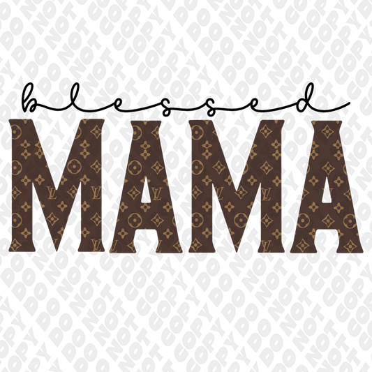 Blessed Mama LV DTF Transfer