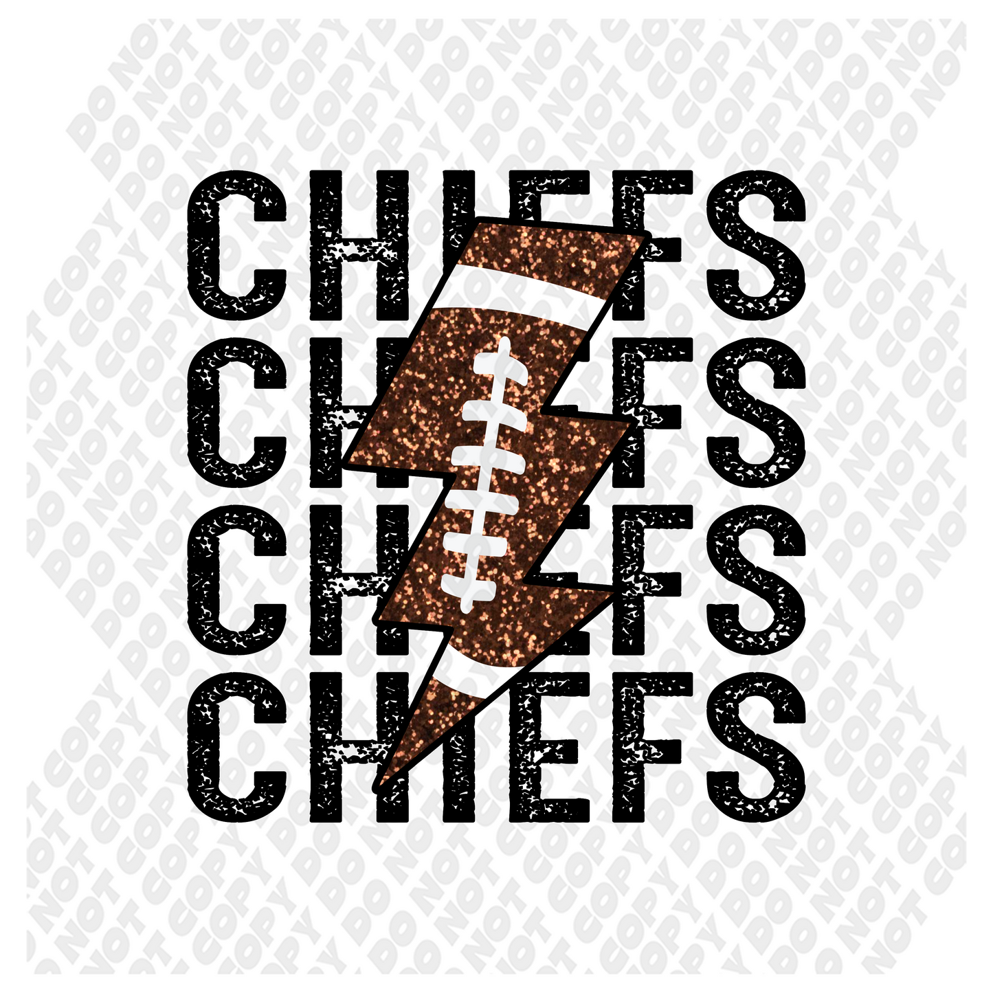 Chiefs Glitter football