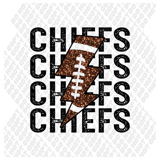 Chiefs Glitter football