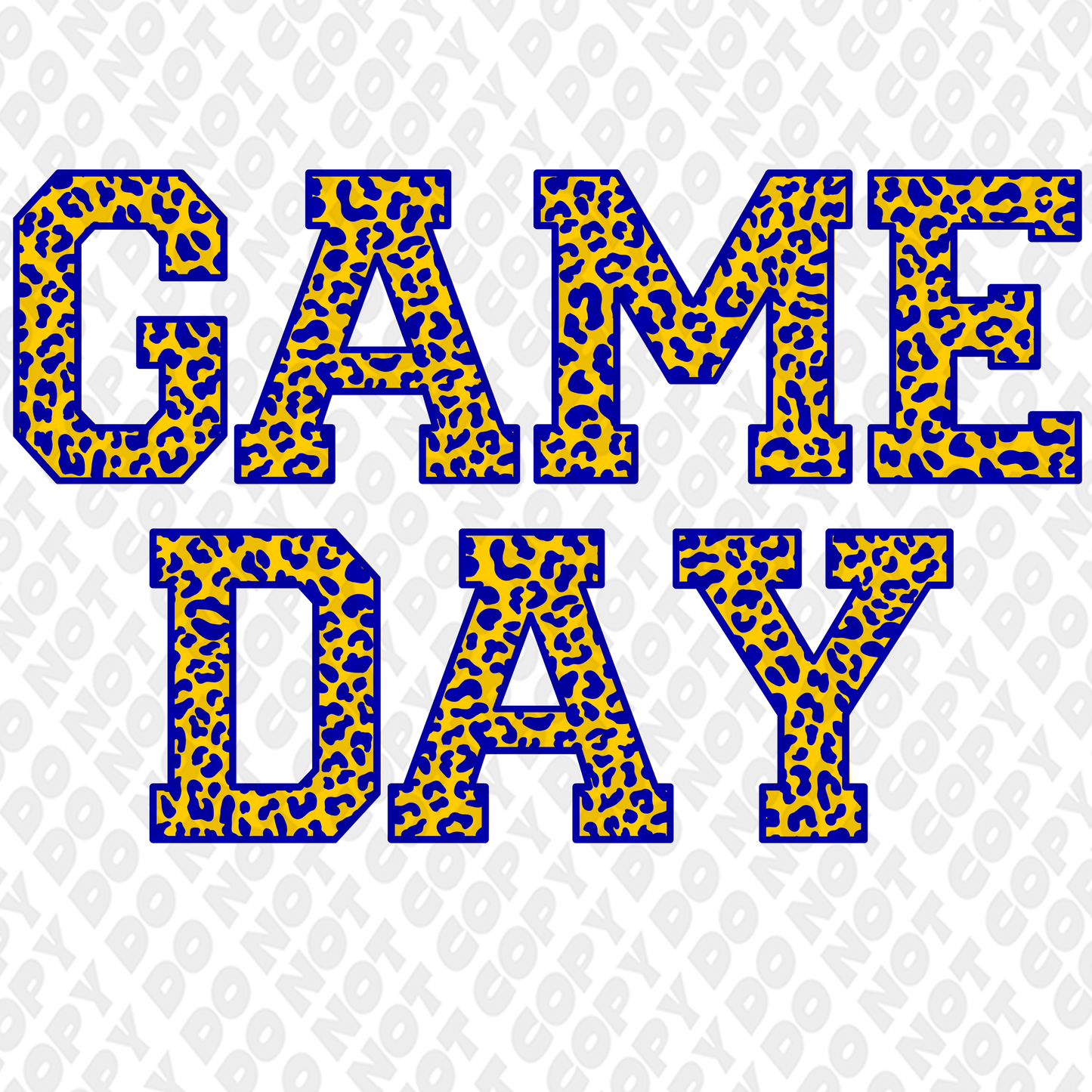 GAME DAY blue