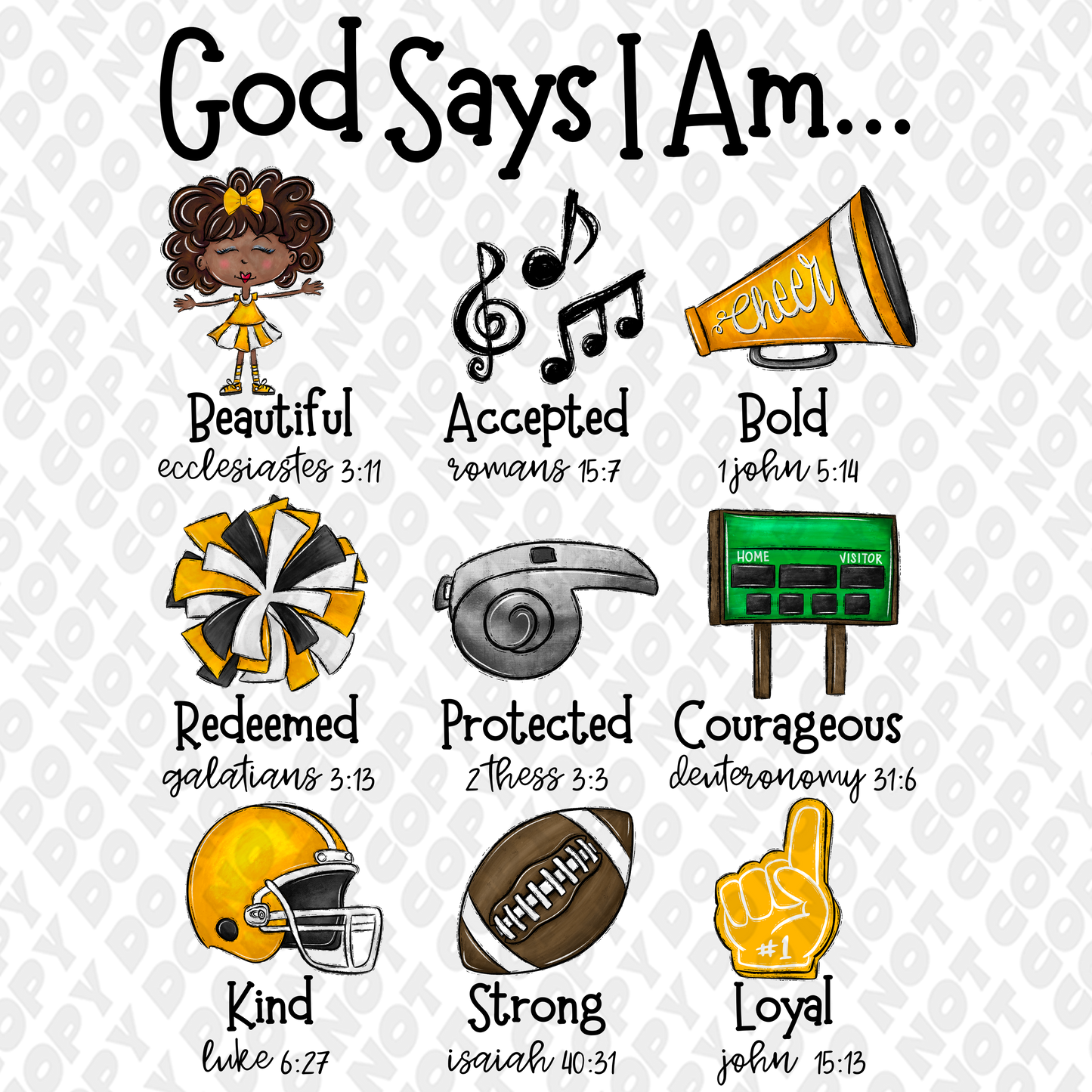 God says I am yellow brown