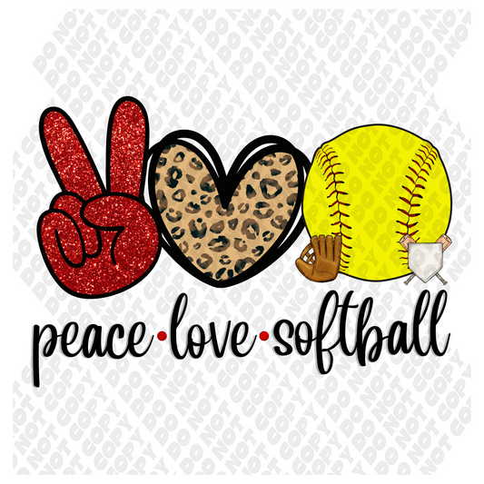 Peace Love Baseball