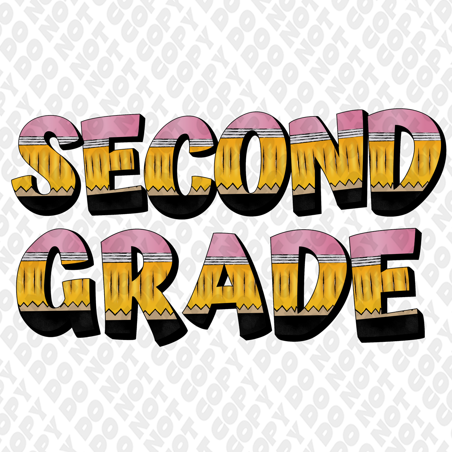 Second Grade (2nd Grade) DTF Transfer