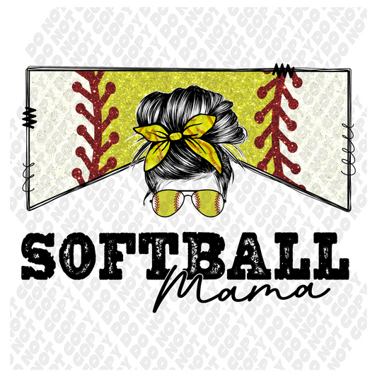 Softball Mama DTF Transfer
