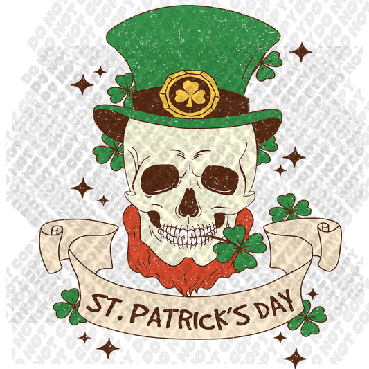 Skeleton Leprechaun Transfer
