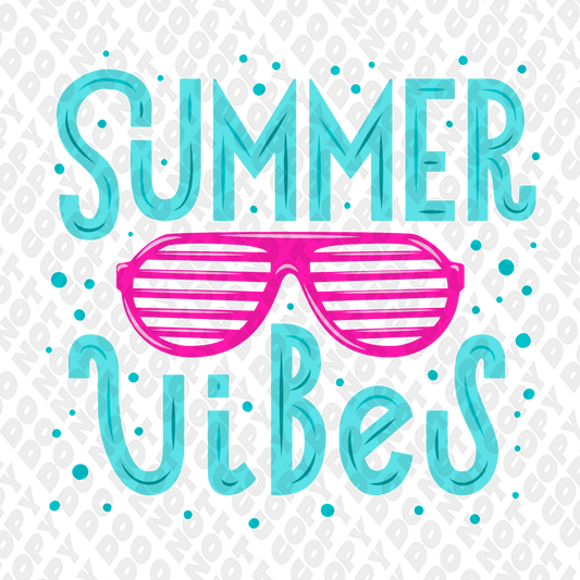 Summer vibes blue