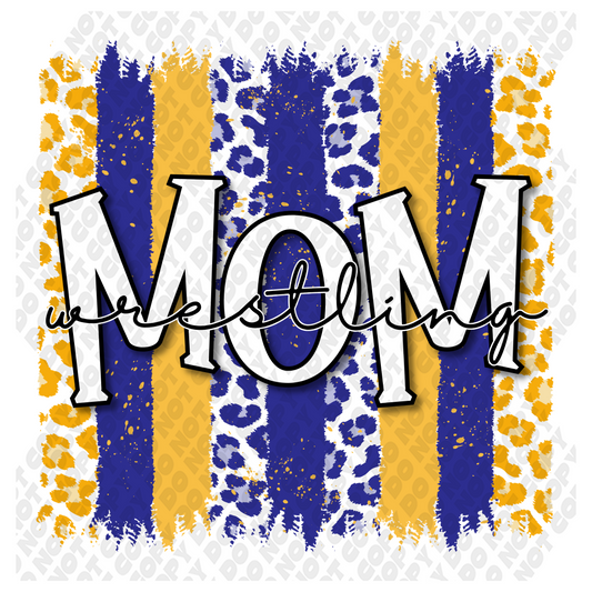 Wrestling mom purple