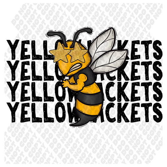 Yellow Jackets DTF Transfer
