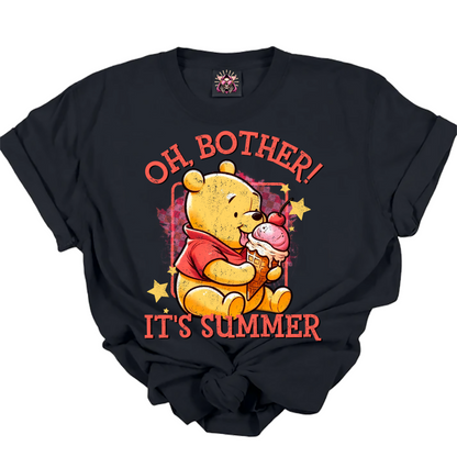 Oh Bother! It's Summer Pooh Bear DTF Transfer