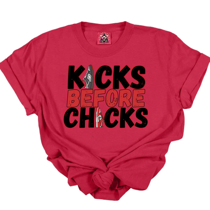 Kicks Before Chicks DTF Transfer