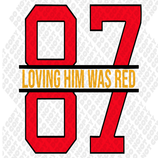 Loving Him Was Red