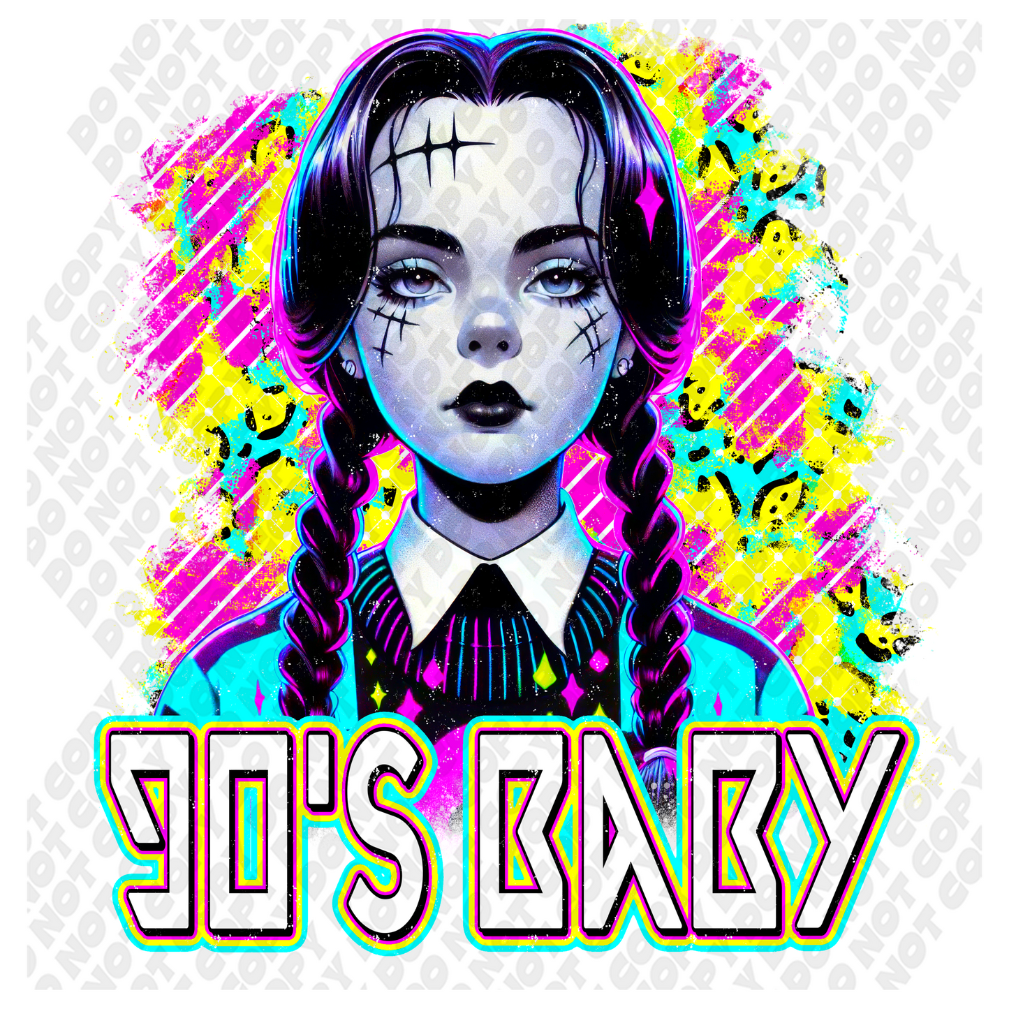 Wednesday Addams 90s Baby Transfer