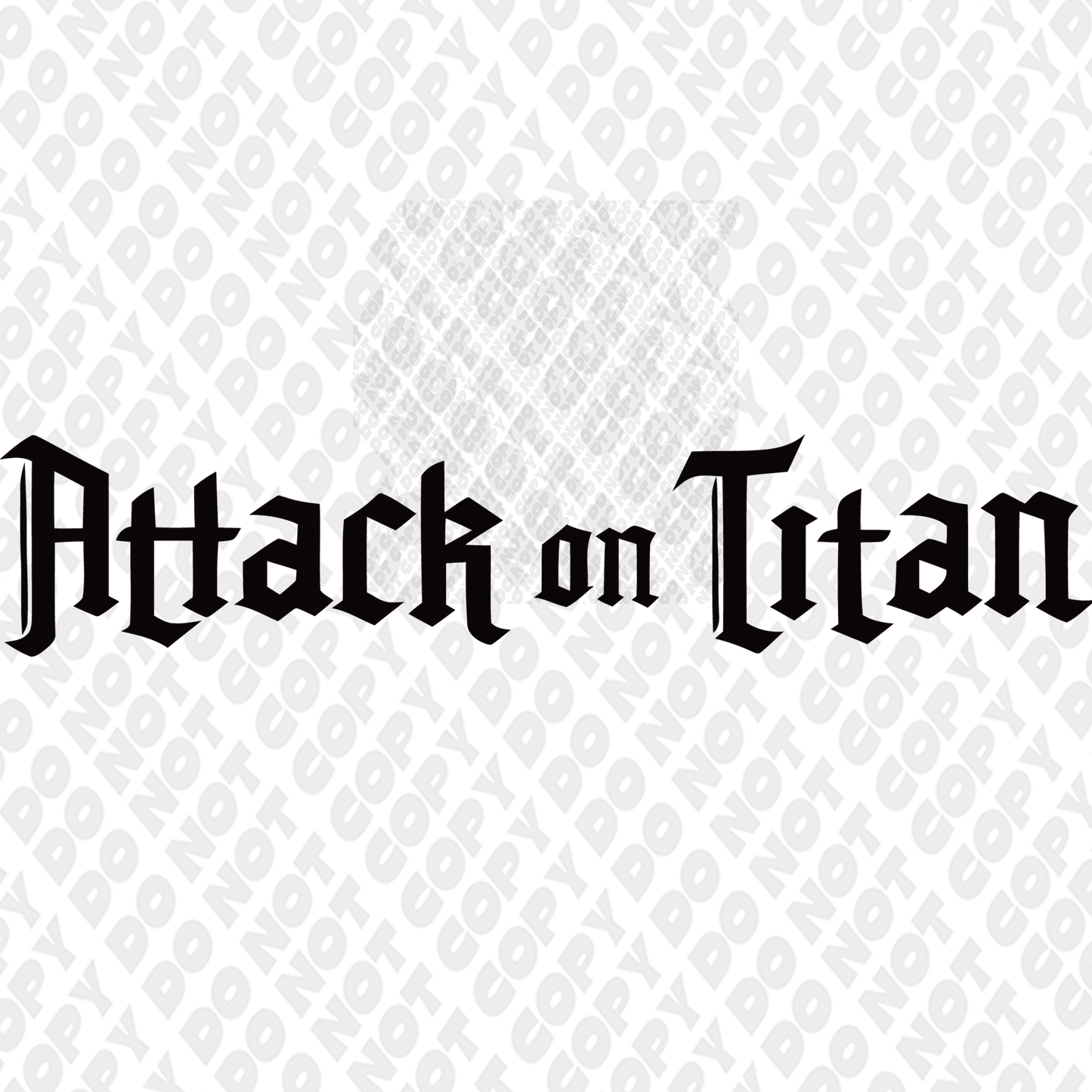 Attack on Titan English Logo