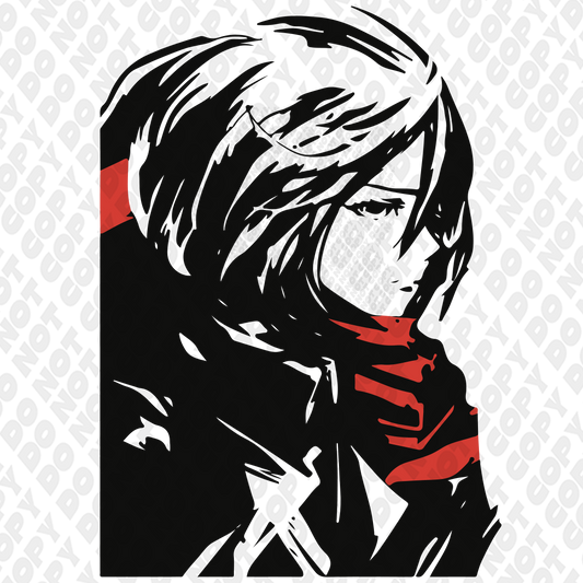 Mikasa Ackerman Side Profile