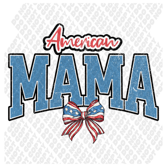 American Mama 4th of July DTF Transfer