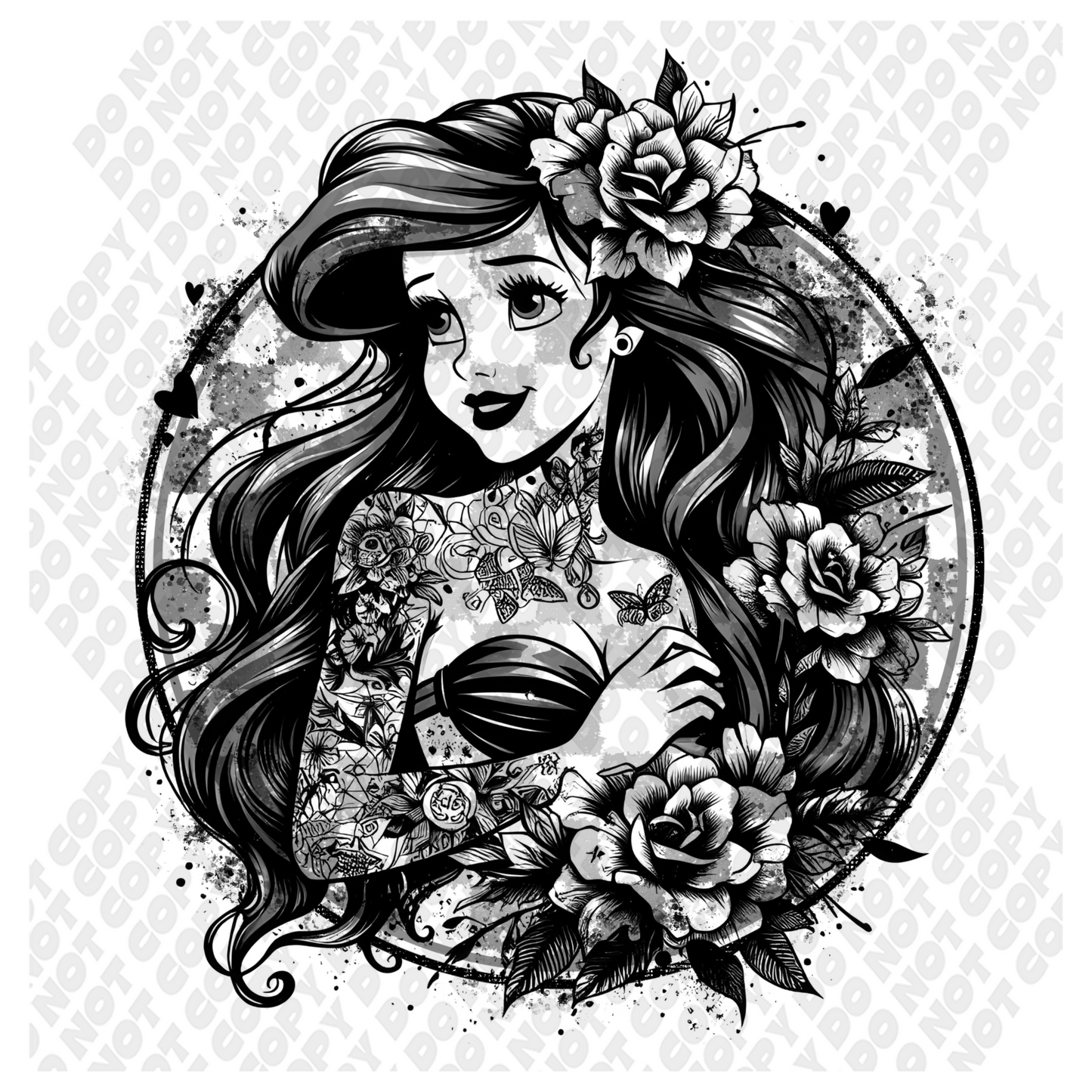 Goth Ariel Tattoos