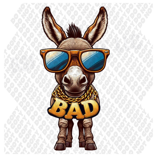 Bad A$$ Donkey DTF Transfer