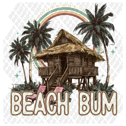 Beach Bum DTF Transfer