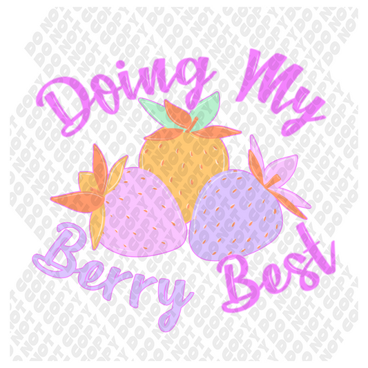 Doing my berry best