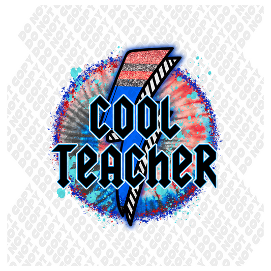 Cool Teacher DTF Transfer