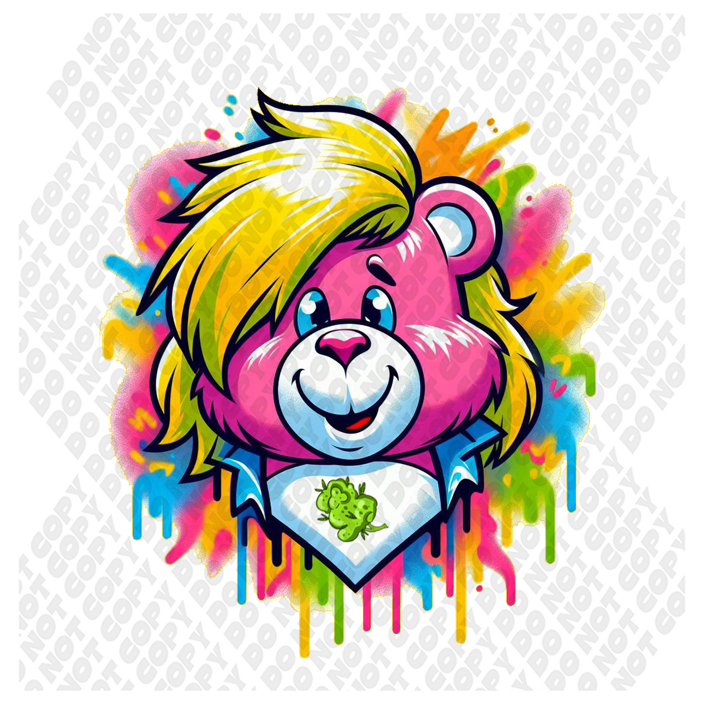 420 Care Bear DTF Transfer