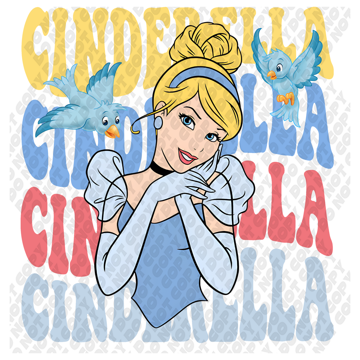 Cinderella DTF Transfer