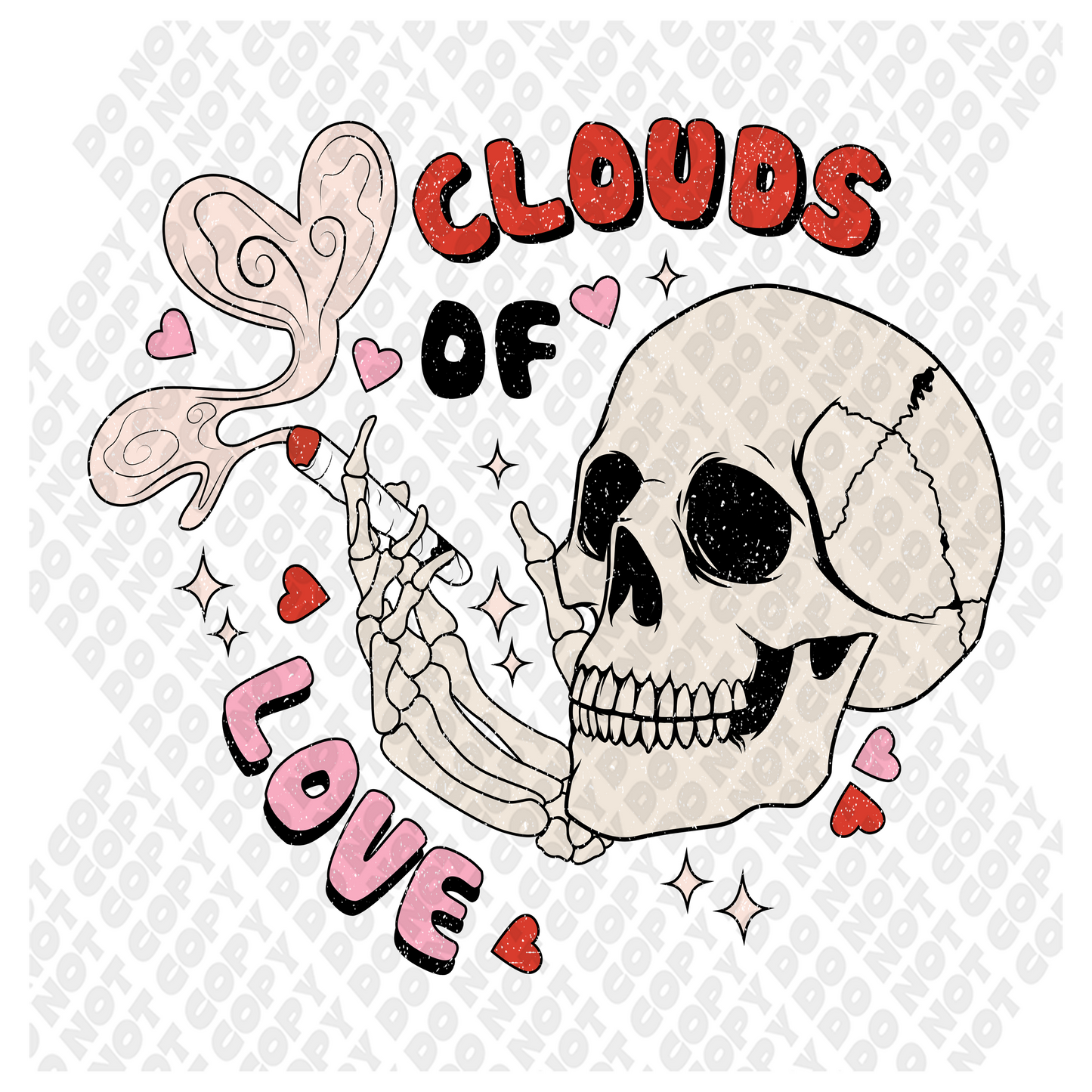 Clouds Of Love Skeleton Transfer
