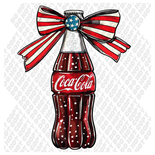 Coke Cola USA DTF Transfer