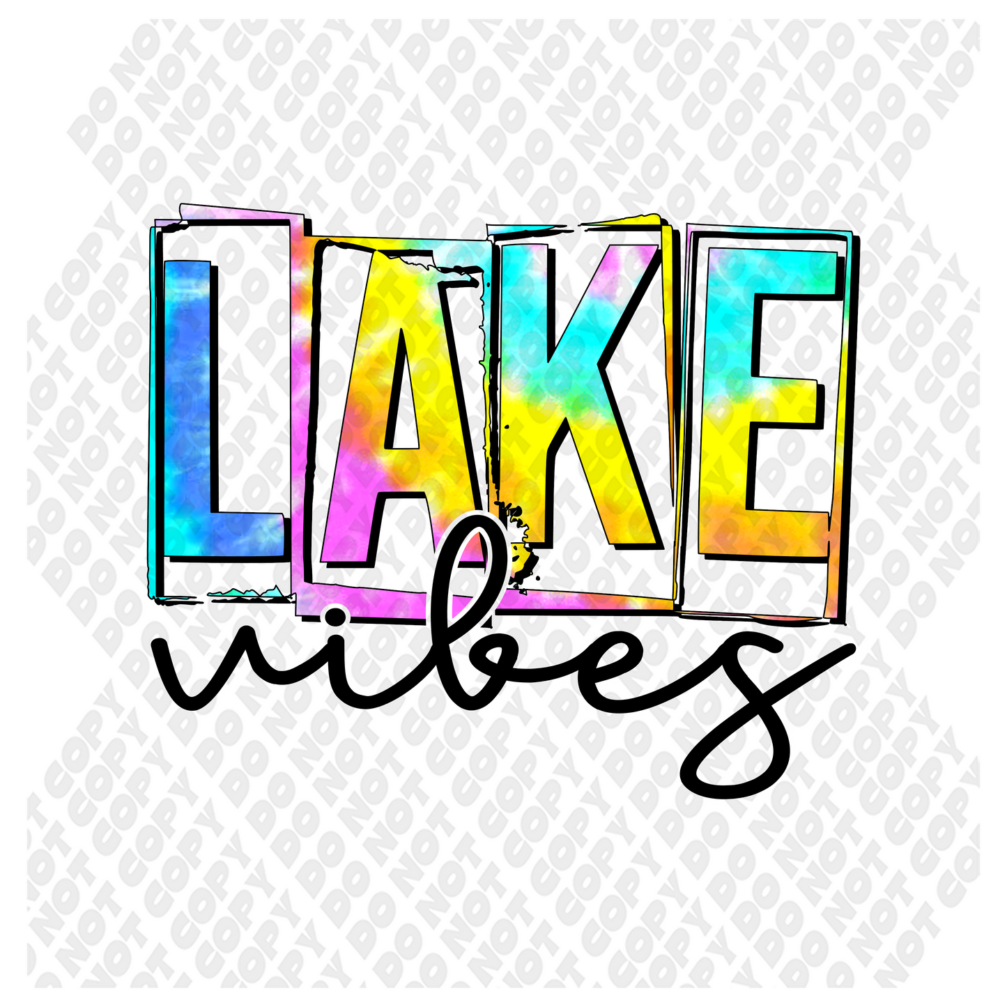 Lake Vibes DTF Transfer